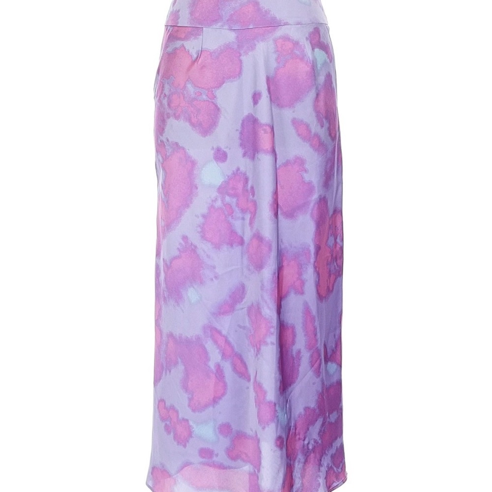 Free People Purple and Pink Midi Skirt 2 - Picture 3 of 4